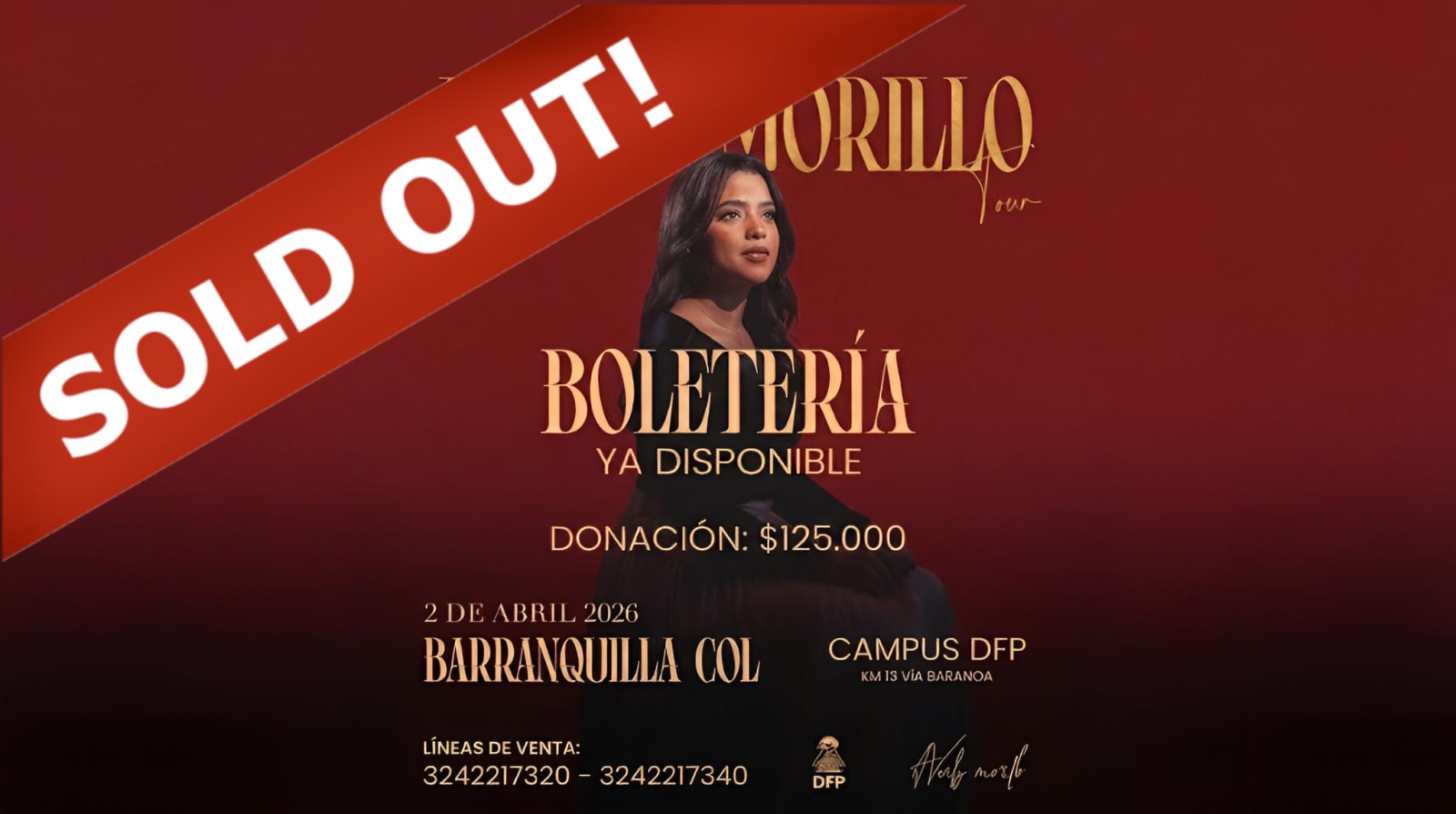 Averly Morillo Tour en Barranquilla