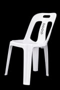 Chairs white plastic 1