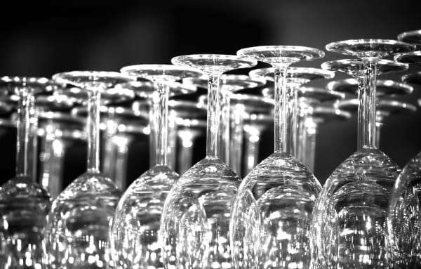 Gallery/wine-glasses-rows-mono