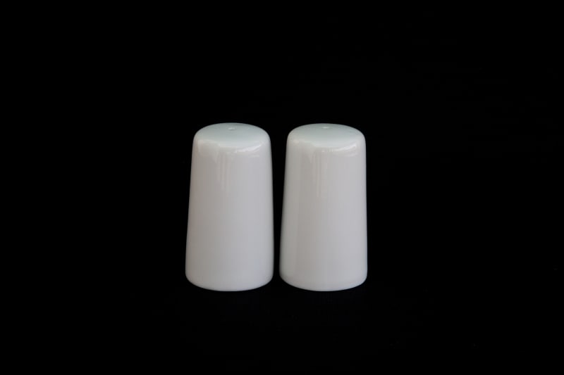 Salt & Pepper white porcelain