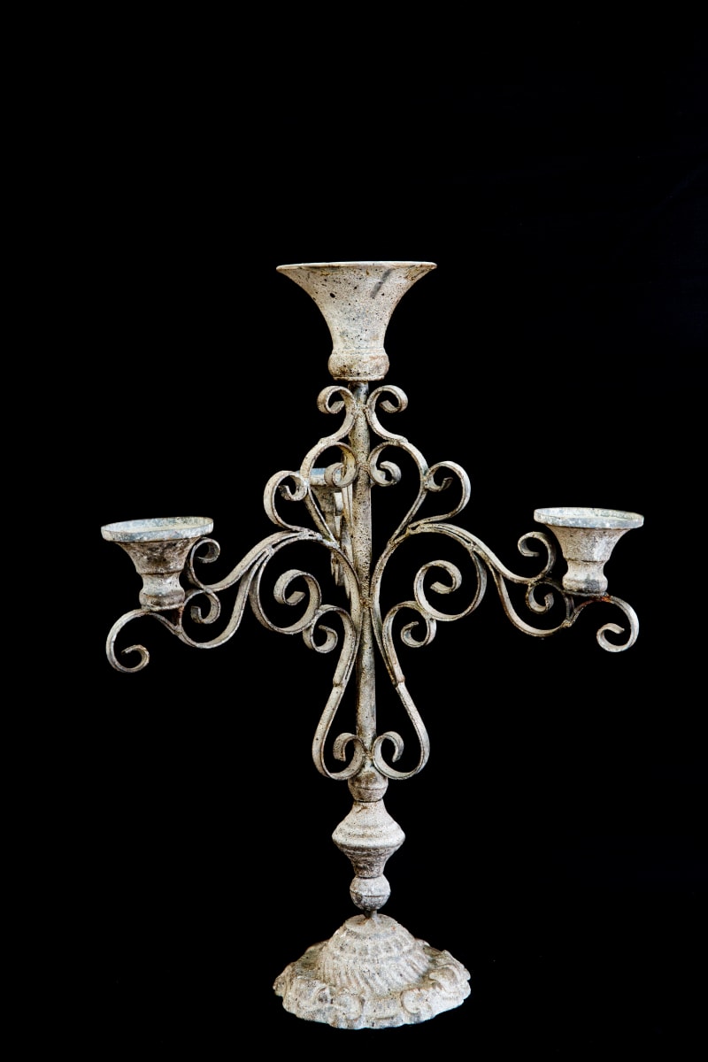 Candle stand rustic