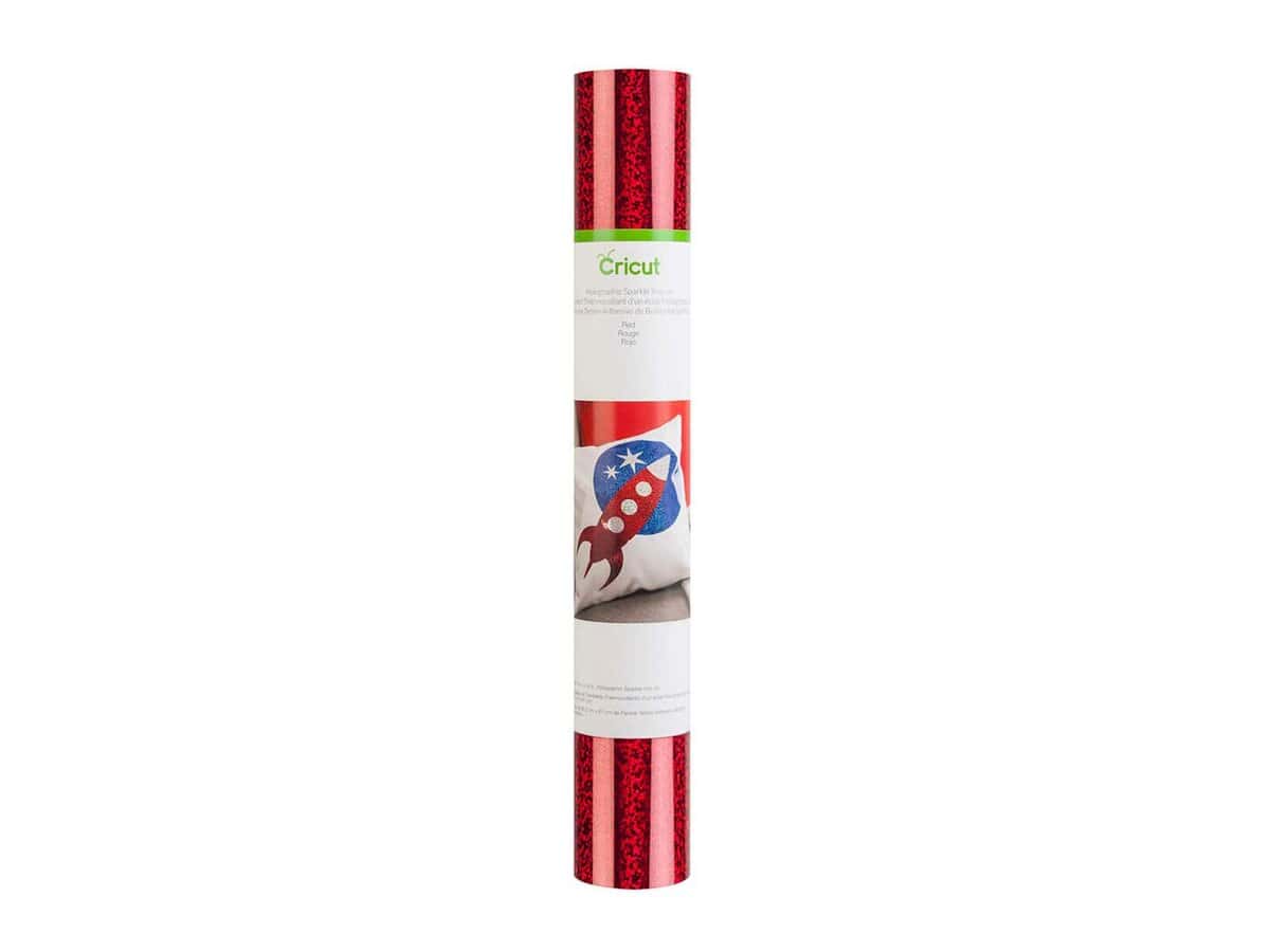 2004137 - Cricut Holographic Sparkle Iron-On 30x60cm (Red)