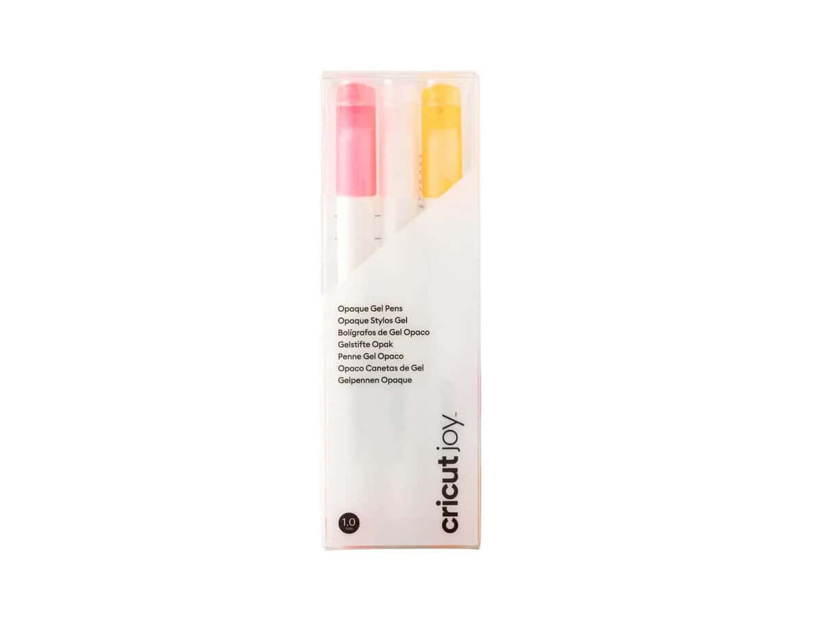 2009380 - Cricut Joy Opaque Gel Pens white; pink and orange; 3 medium point (1.0 mm)