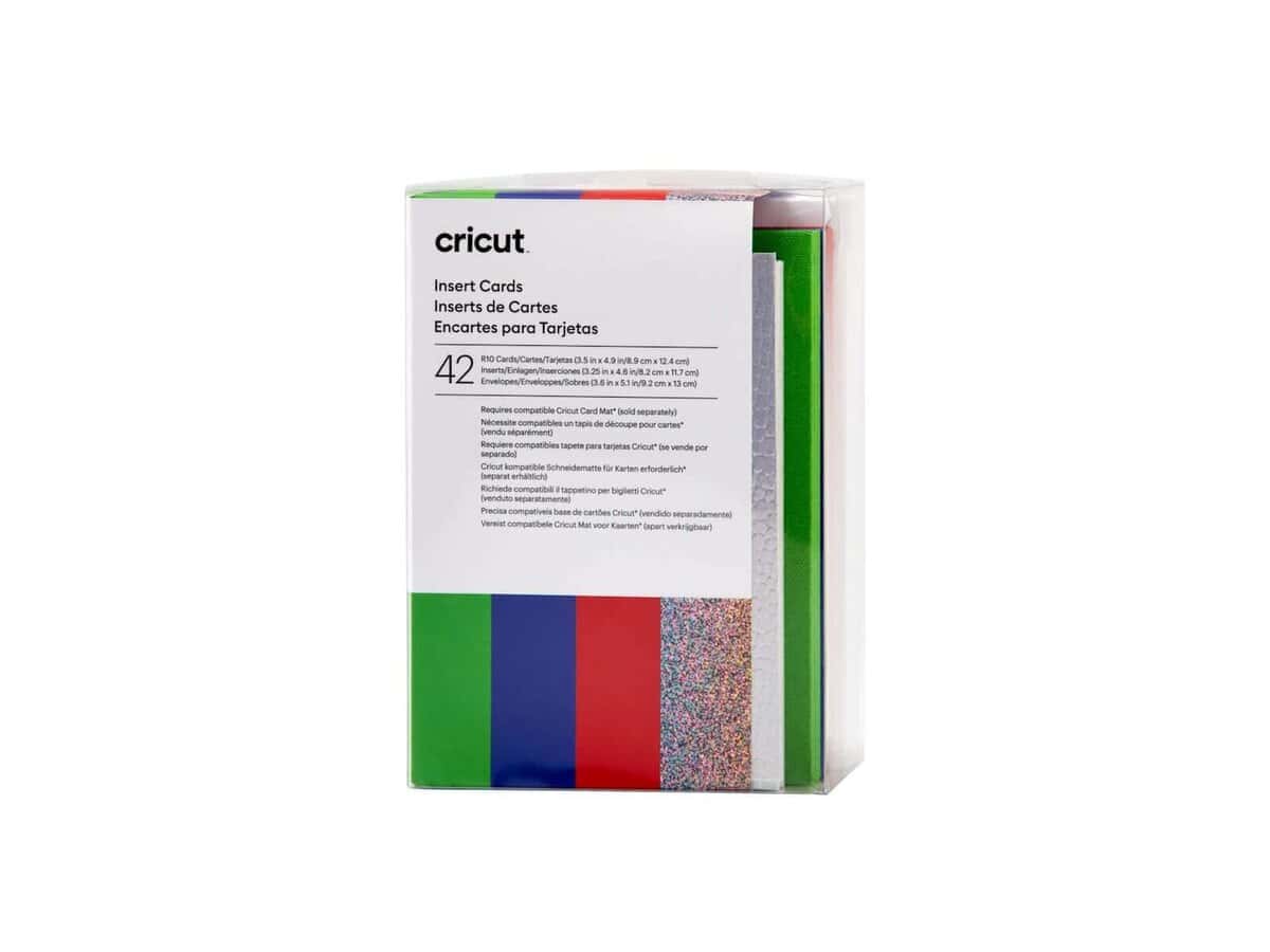2009467 - Cricut Insert Cards Rainbow R10 8.9x12.4cm 42-Pack