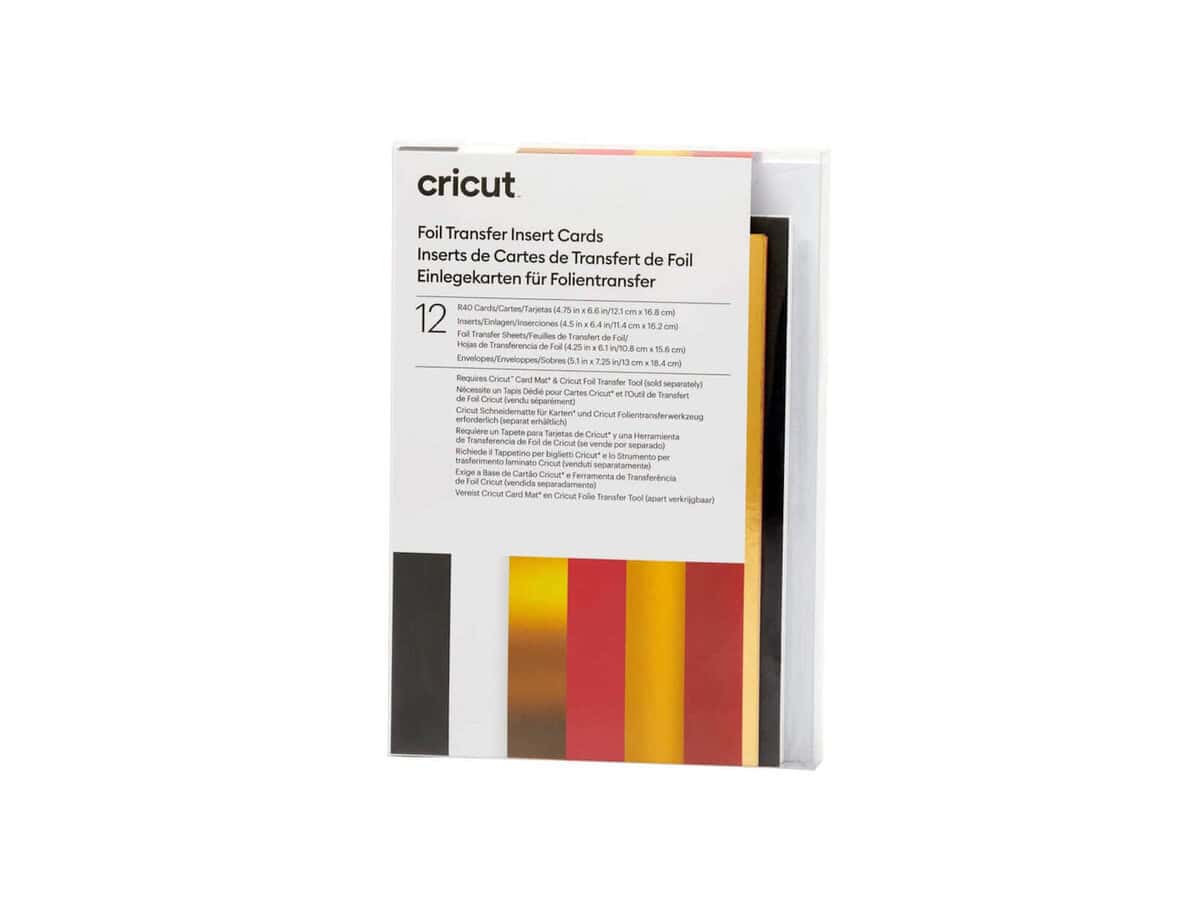2009480 - Cricut Insert Cards Foil Royal Flush R40 12.1x16.8cm 12-Pack