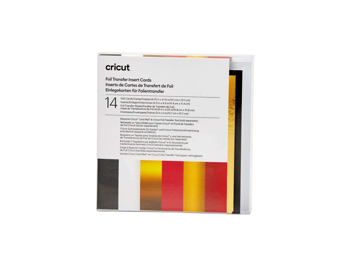 2009481 - Cricut Insert Cards Foil Royal Flush S40 12.1x16.8cm 14-Pack
