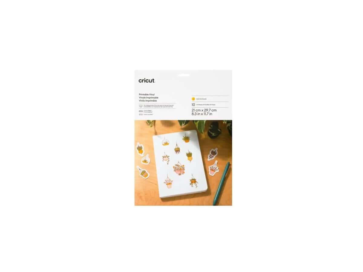 2010364 - Cricut Printable Vinyl Gold 10 sheets 21x29.7cm