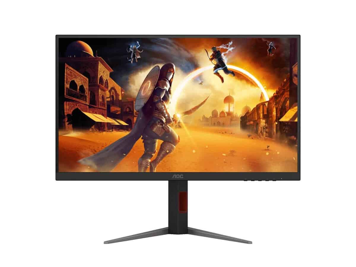 AOC 27G4 Gaming Monitor|27 inch|IPS FHD 1920x1080 200hz|1ms|HDMI DP|VESA|Flicker Free|Adaptive Sync|HAS|2YR Warranty