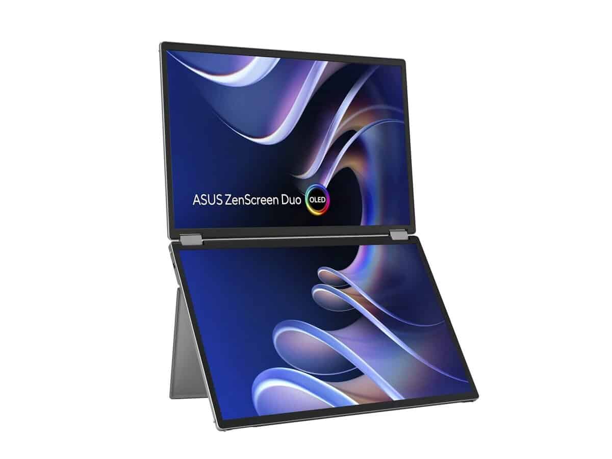 ASUS MQ149CD|Portable|Dual Screen|14''|OLED|DCI-P3|60Hz|AR 16:10|1ms - GTG|500 NITS|C100K|VA 176|2XUSB-C /(DP|1xMini HDMI|