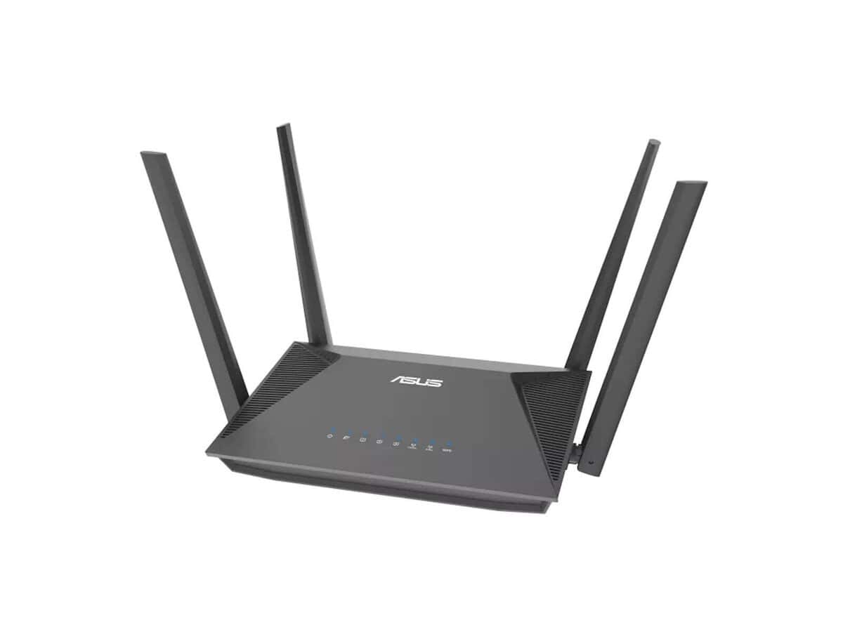 ASUS ROUTER/AX1800/1201Mbps+574Mbps/2.4GHz 2x2/5GHz 2x2/1xWAN/3xLAN/AiMesh/VPN/