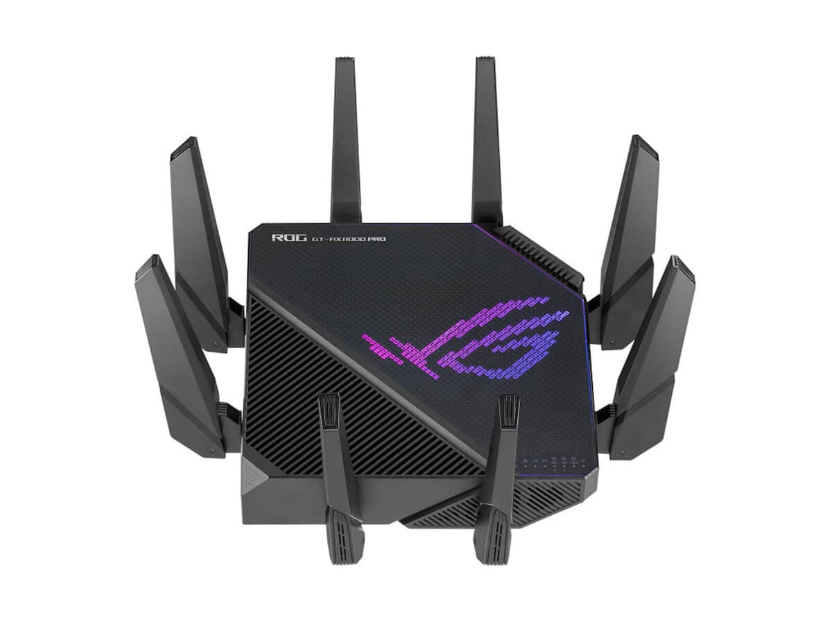 ASUS ROUTER/Gaming/2.4GHz 4x4 upto 1148Mbps/5GHz-2 4x4 upto 4808Mbps/2xWAN/4xLAN/2xUSB/AiMesh/AiProtection/VPN/90IG0720-MU2A00