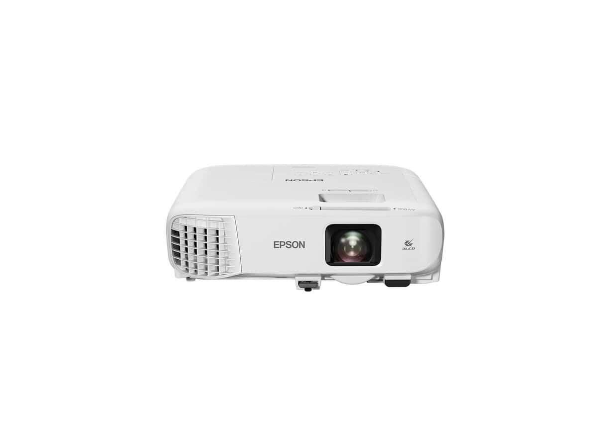 Epson EB-X49 3LCD technology and equally high White and Colour Light Output. Portable Small and light enough to be carried and u