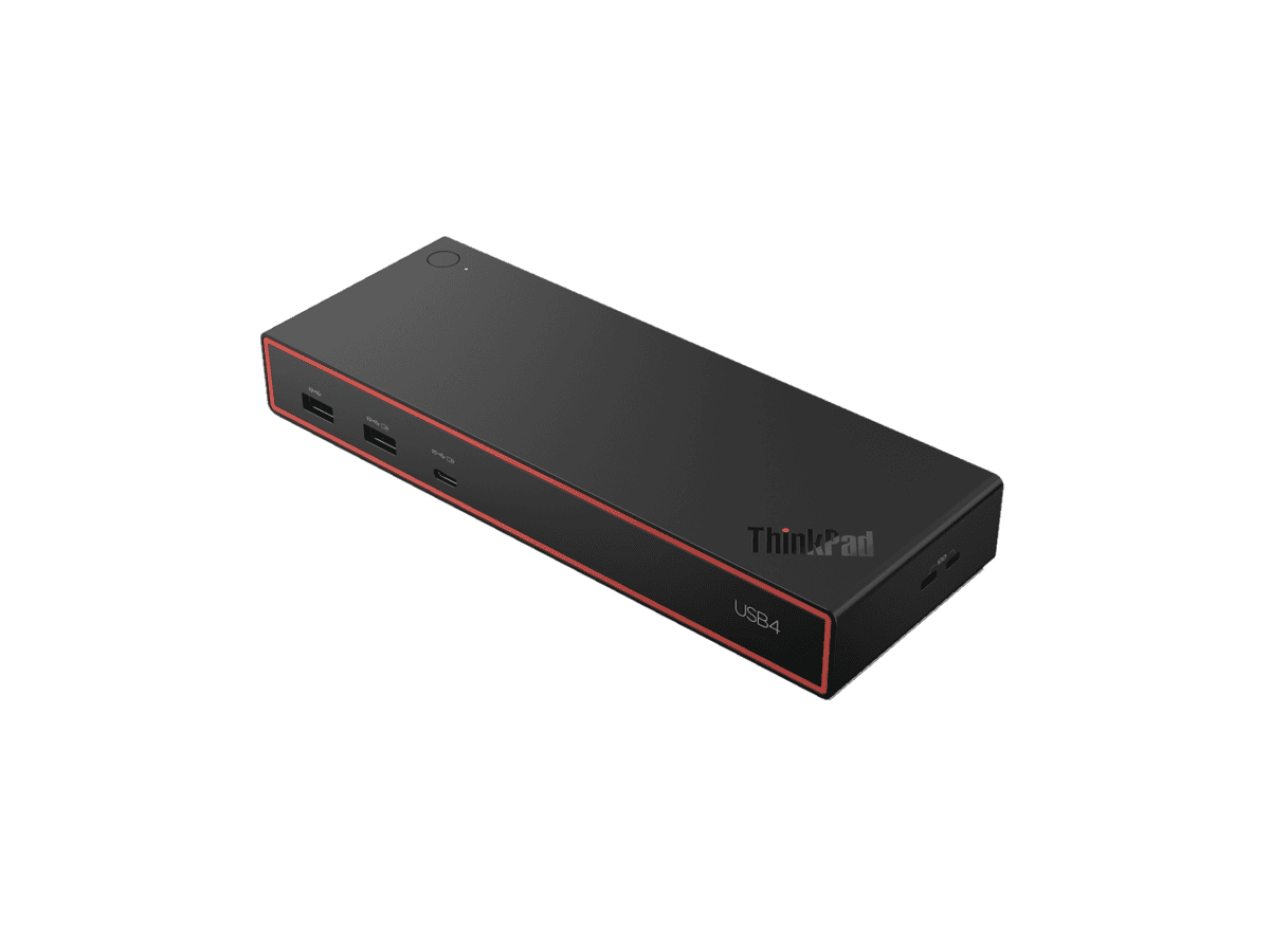 LENOVO ThinkPad USB4 Dock 5000 | Support for 4xMonitors|2xDP|1xHDMI|1xUSB-C|4xUSB 3.2|RJ45|65 Watt Charging|3yr CI
