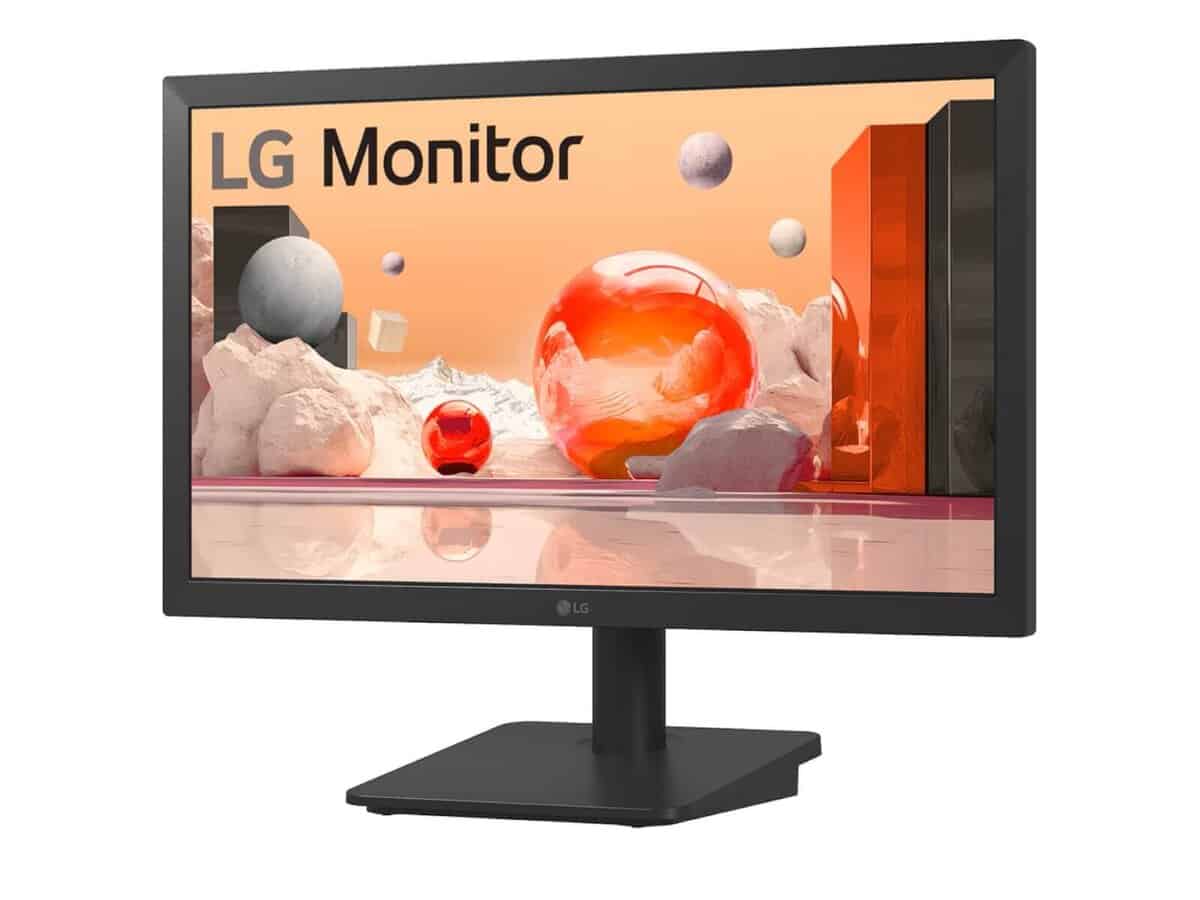 LG Essential 20'' WSXGA TN Monitor 75Hz; 1600x900 TN; Super Resolution+; 1x D-Sub/VGA; 1x HDMI port; Tilt Functionality