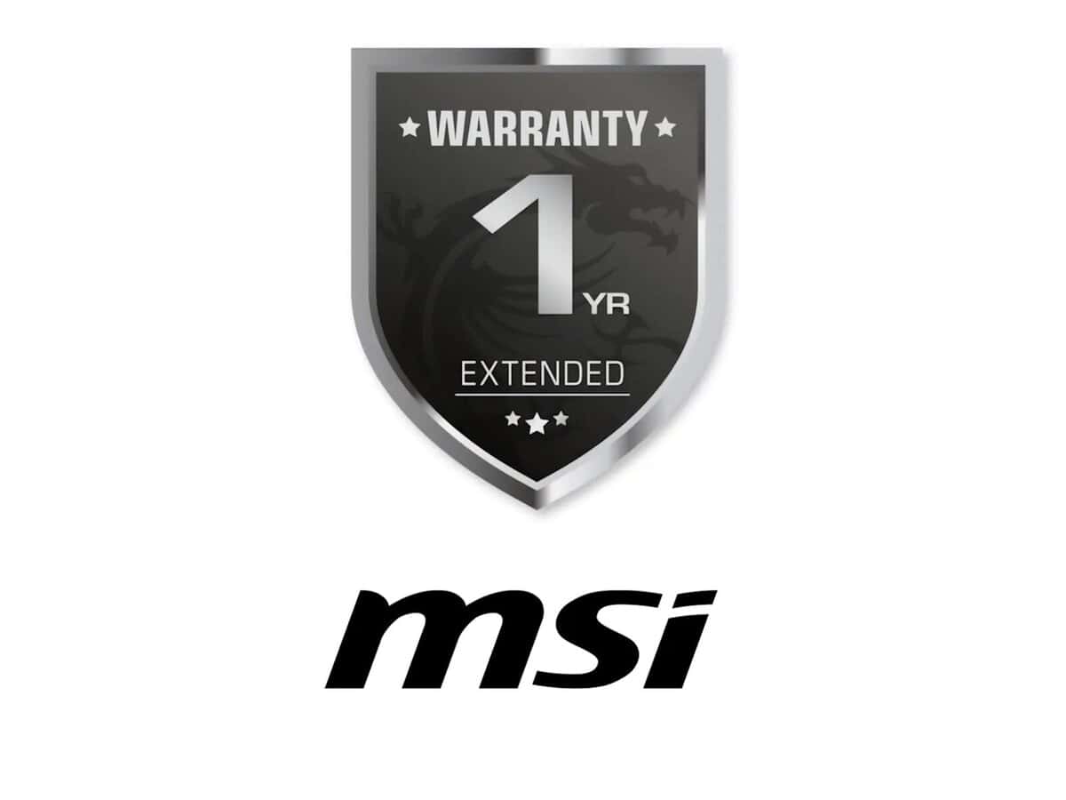 MSI LAPTOP 12 MONTH (1 YEAR) EXTENSION WARRANTY - SA ONLY. MSI PORTAL ACTIVATION IS REQUIRED TO CLAIM EXTENSION.
