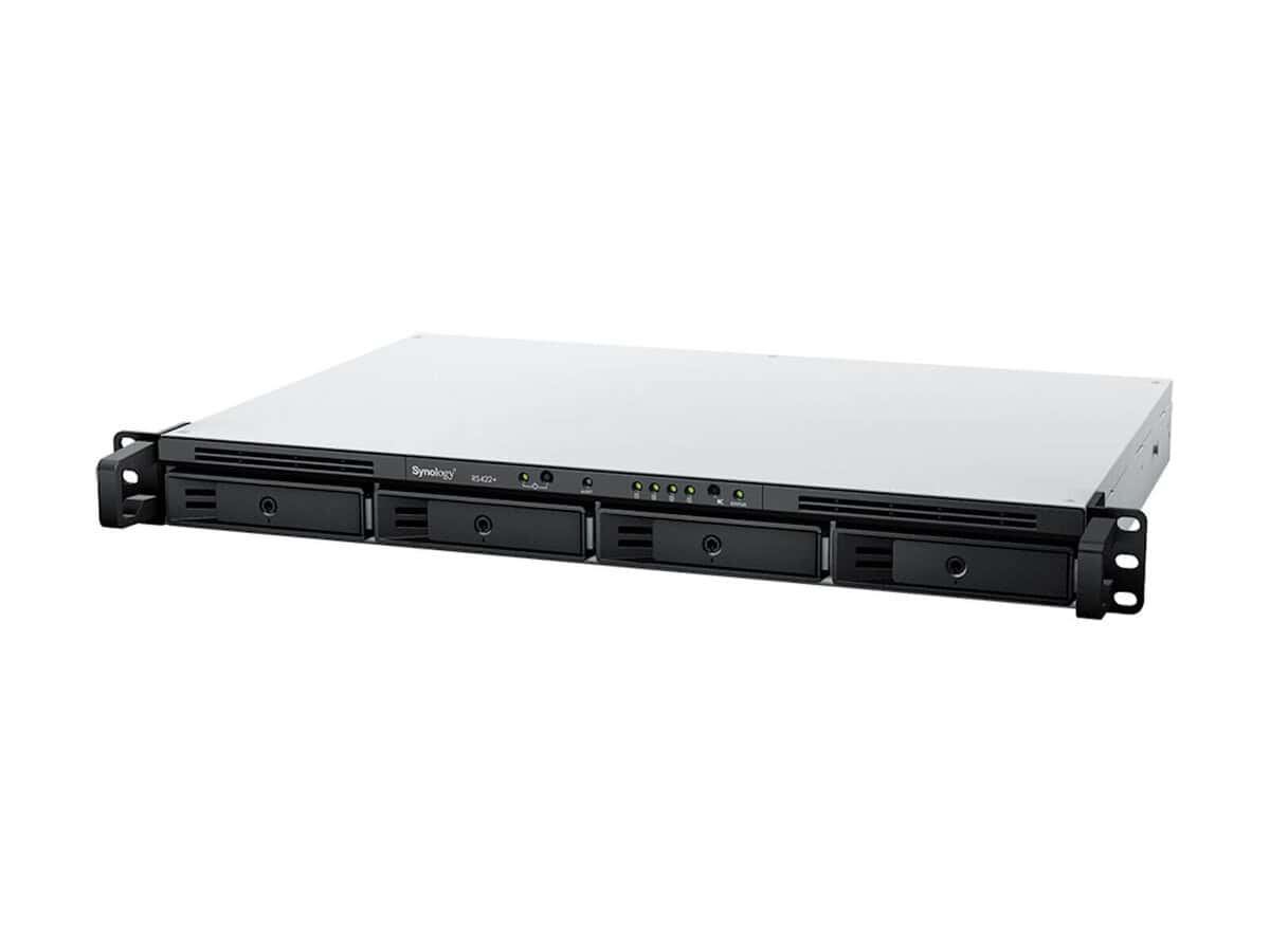 RackStation 4-bay AMD Ryzen R1600 (2-core 2.6 (base) / 3.1 (turbo) GHz) 2GB RAM not upgradeable
