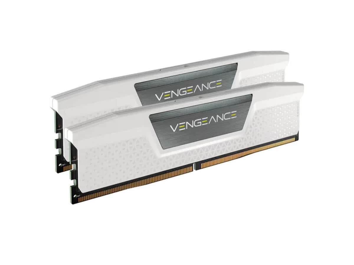 CORSAIR VENGEANCE DDR5 32GB (2 x 16GB) DDR5 6400 CL36-48-48-104 1.35V EXPO & XMP - White