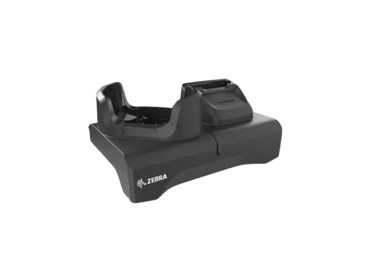 Zebra Single-slot and spare battery charging cradle for TC22 / TC27 device and its spare battery. Power supply (PWR-BGA12V50W0WW