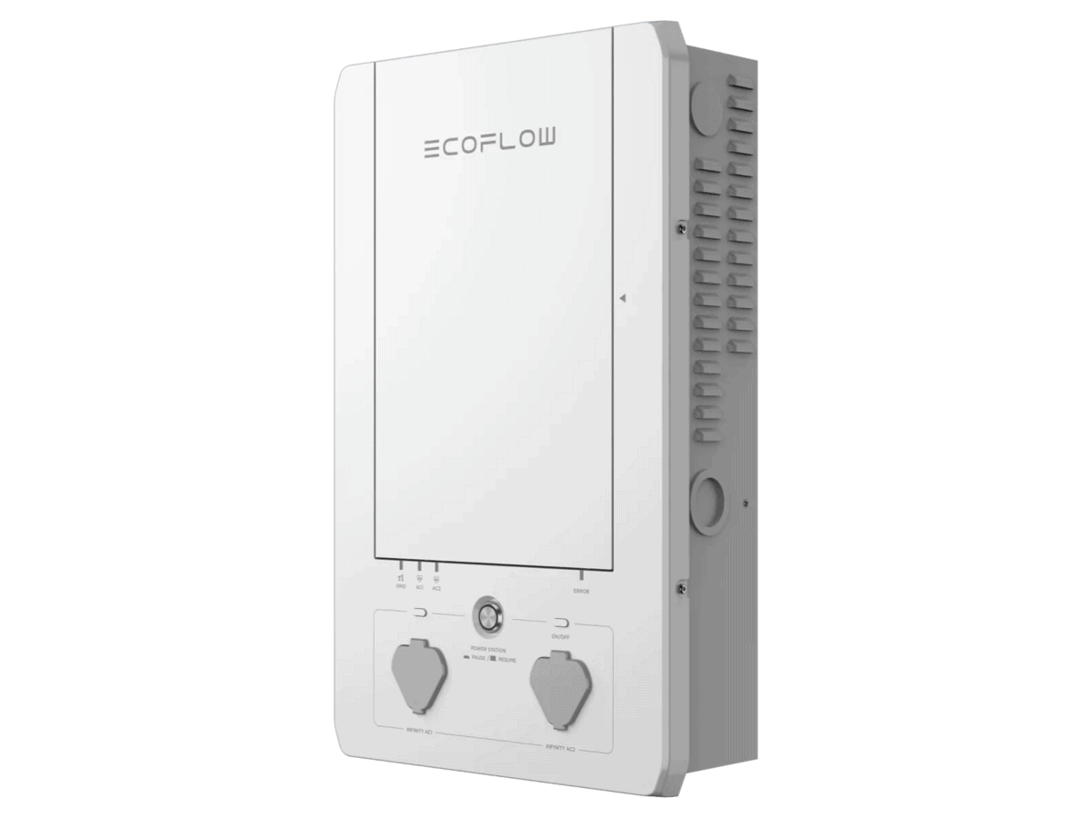 ECOFLOW DELTA PRO Portable Power Station - 3600W Output; 3600 Wh Battery; 1600W Solar input -Int Socket