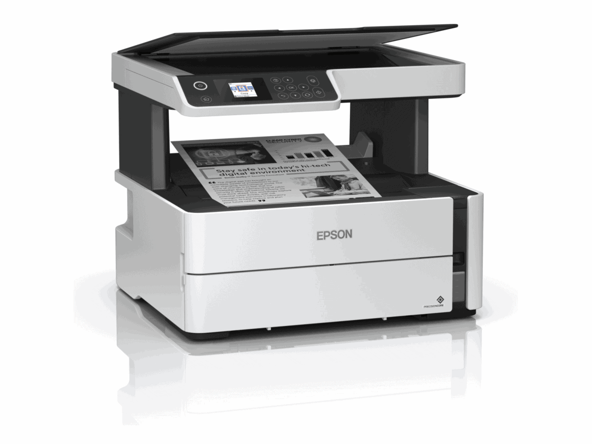 Epson EcoTank M2170 Mono 3-in-1 Printer with USB; Ethernet; WiFi and Wi-Fi Direct