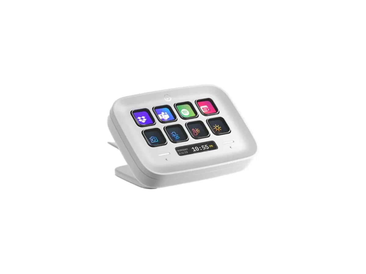 Elgato Stream Deck Neo - 8 x customizable LCD keys; 2 x Touch Points; Customizable Infobar.