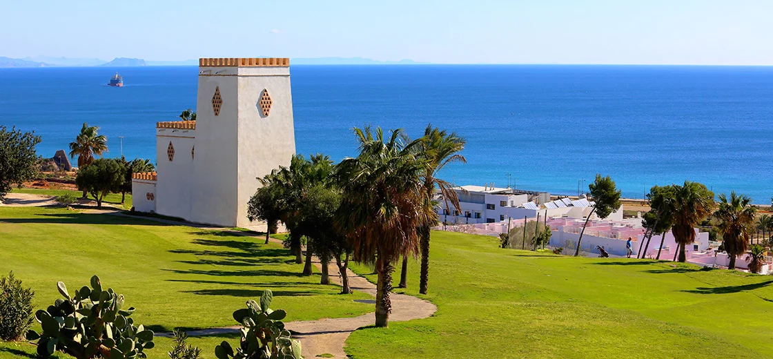 Marina Golf Mojácar, 18 + 9 Löcher Almería Andalucía Spanien
