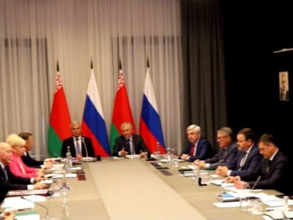 Делегация СФ во главе с Ю. Воробьевым приняла участие в заседании Совета Парламентского Собрания Союза Беларуси и России