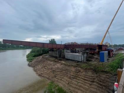 В Вологде реализуется надвижка первого этапа пролетного строения Некрасовского моста