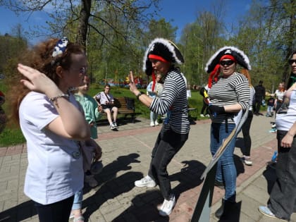 В Соляном саду провели праздник для семей