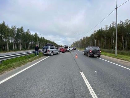 В Череповецком районе погибла женщина, вышедшая на дорогу для установки знака аварийной остановки