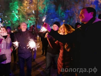 Почти 5 тысяч вологжан встретили Новый год на улицах Вологды