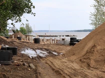 Октябрьскую набережную в Череповце построят к 1 сентября