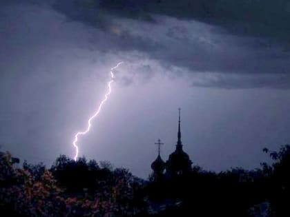 Завтра в Вологде ожидается гроза