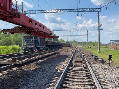 Новые рельсы появились на железных дорогах Вологодской области