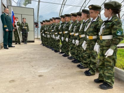 Лесные кадеты Вологодчины приняли присягу