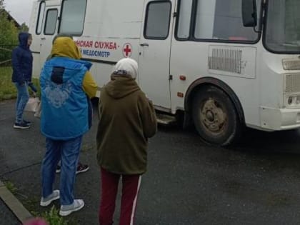 Выезд мобильного передвижного  комплекса 20 июля 2023г в п. Новленское