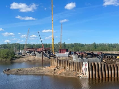 Некрасовский мост построен на 30%