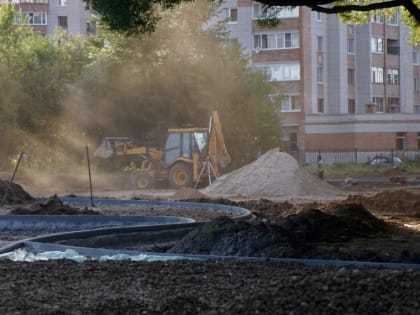 Благоустройство парка Евковка завершится в октябре 2024 года