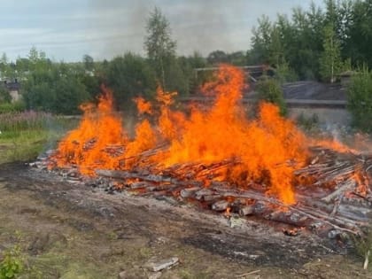 Под Череповцом людей травят дымом от тысячи сгоревших кур