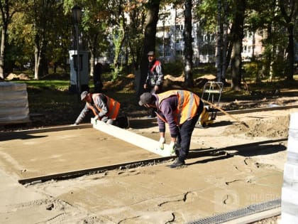 До 31 октября парк Ветеранов в Вологде изменится до неузнаваемости
