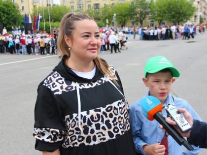 В Череповце школьники отпраздновали День России