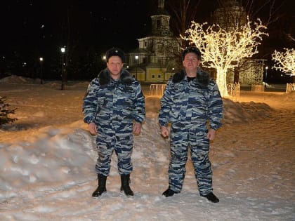 Более 100 росгвардейцев проследят за порядком в Вологодской области на Рождество