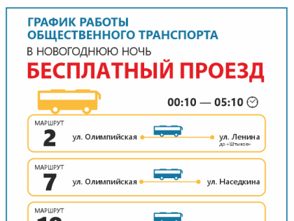 В Новый год пассажиры автобуса № 9 получат подарки