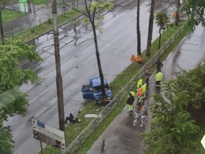 В Вологде трое участников аварии сбежали с места ДТП