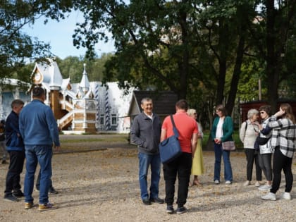 Строительные работы в парке Ветеранов планируют завершить к концу октября