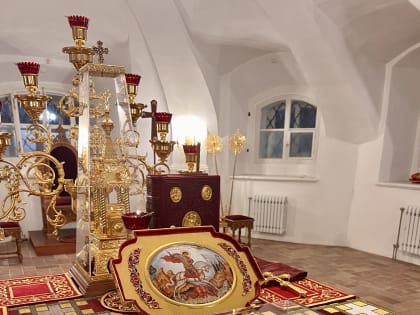 Вологду прибыл ковчег с мощами великомученика Георгия Победоносца