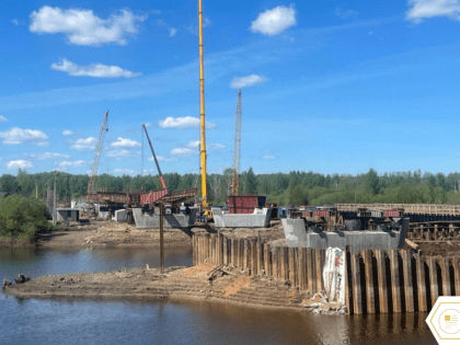 Некрасовский мост построен на 30%