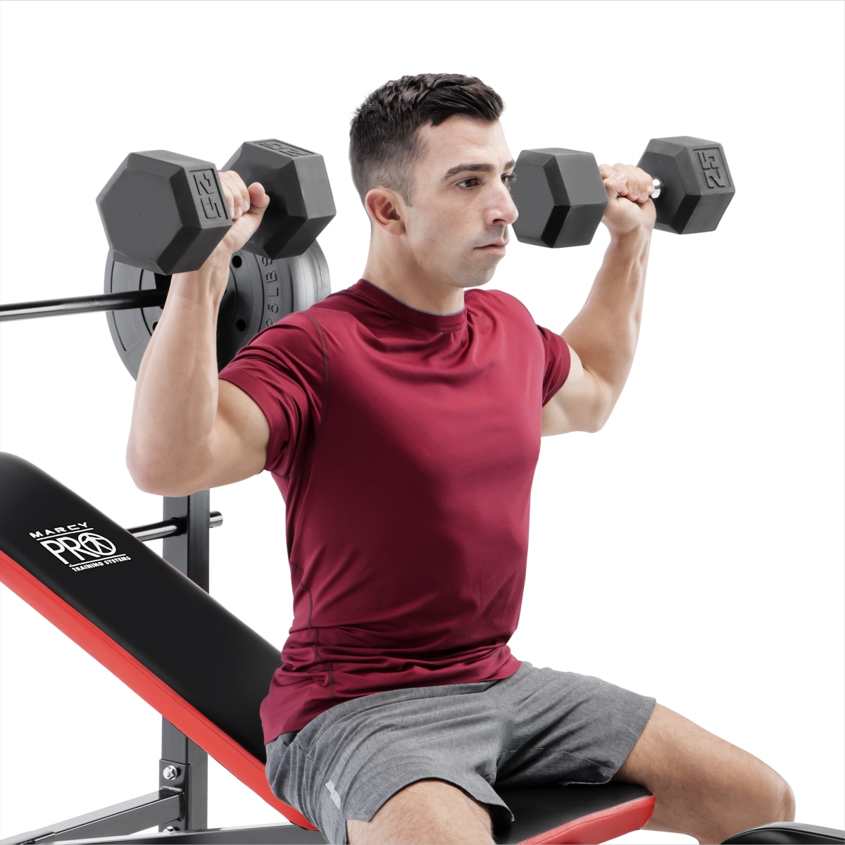 Marcy Standard Bench with 100 lb. Weight Set PM 2084 Walmart