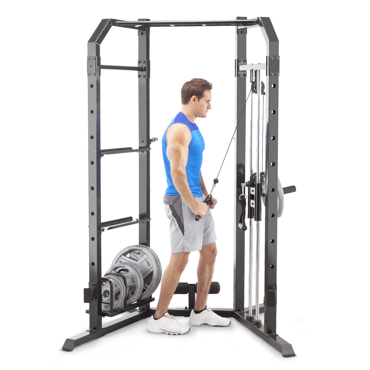 Free Shipping Marcy Olympic Strength Cage System For Triceps And Chest Development SM 3551 Walmart