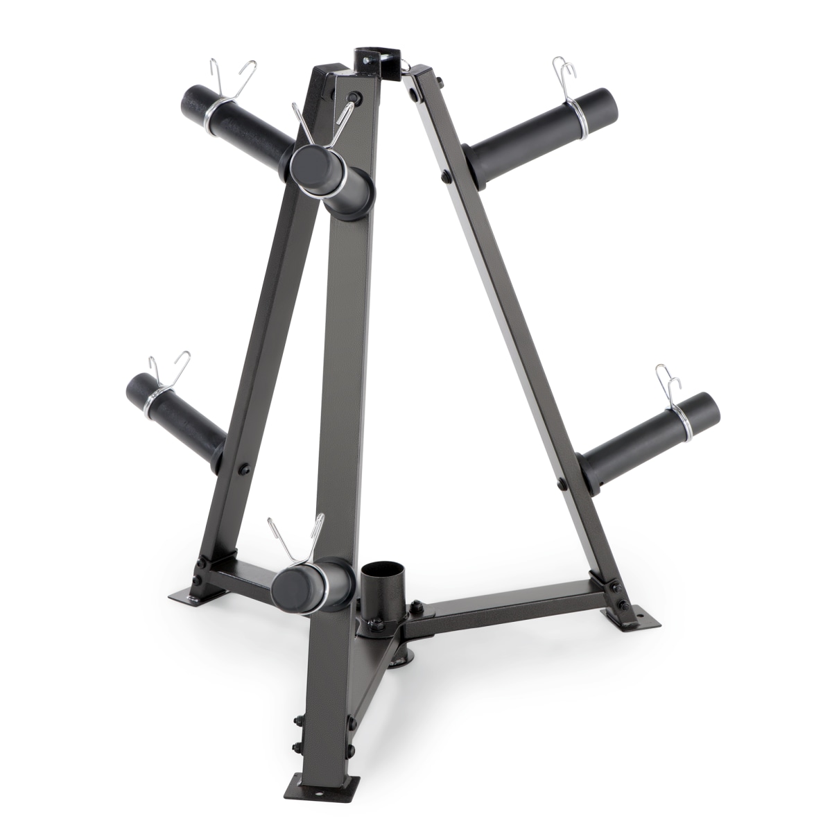 Marcy 6 Peg Olympic Weight Plate Tree and Vertical Bar Holder PT 5757